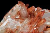 Natural, Red Quartz Crystal Cluster - Morocco #88924-1